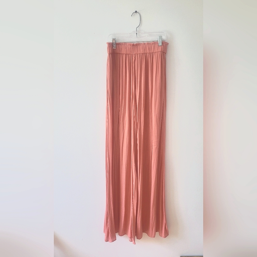 Zara Peach Wide Leg Pants